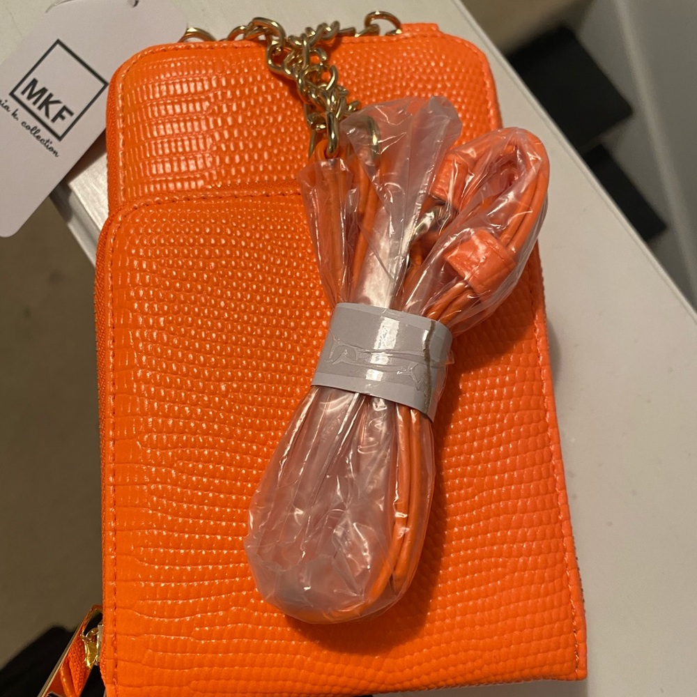 Bright orange crossbody